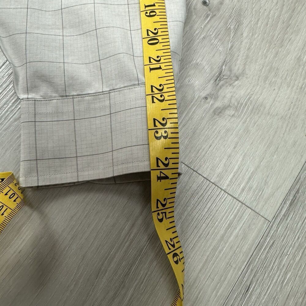 Brooks Brothers 346 Non Iron Shirt Mens 16.5 4/5 Gray  Mini Check Regular Fit - Picture 7 of 7